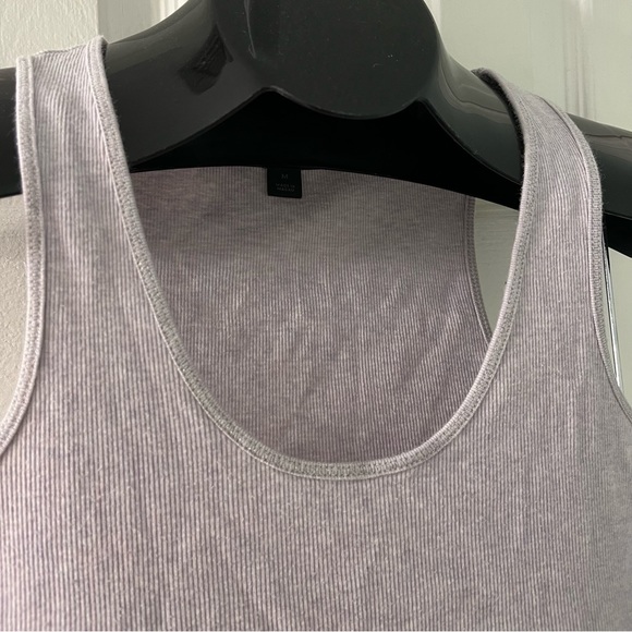 2006 Vintage Express pale lavender ribbed tank top Size M - Picture 3 of 6